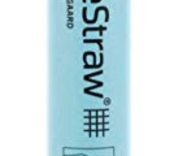 LifeStraw Personal Water Filter for Hiking, Camping, Travel, and Emergency Preparedness, 1 Pack, Blue