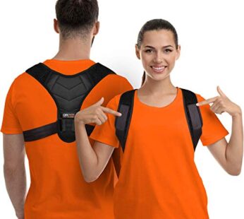 Posture Corrector for Men and Women, Upper Back Brace for Clavicle Support, Adjustable Back Straightener and Providing Pain Relief from Neck, Back & Shoulder, (Universal) (Regular) (Posture Corrector 2021 Design 2)